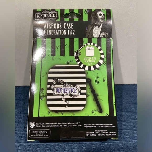 BEETLEJUICE AirPods Case Generation 1 & 2 - Picture 1 of 10